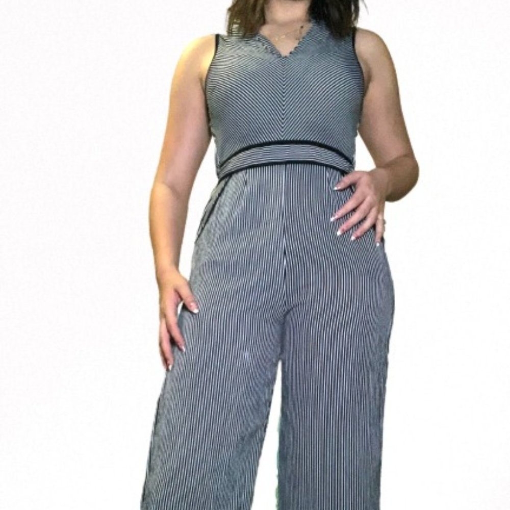 Striped Jumpsuit